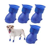 Chaussures d'hiver pour animaux de compagnie - Tissu imperméable, bottes, 4 pièces | Bottines de neige antidérapantes pour petits chiens, protection des pattes pendant les randonnées et les saisons
