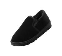 Chaussures d'hiver pour femme - Doublées - Confortables - En coton - Antidérapantes - Pour la neige, Noir , 39 EU