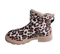 Chaussures d'hiver pour femme - Doublées - Imperméables - Chaudes - Bottes d'hiver chaudes - Bottes de neige pour femme - Bottes de neige pour femme - Bottes d'hiver courtes antidérapantes - Bottes