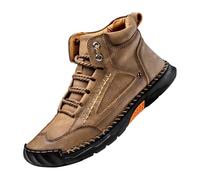 Chaussures d'hiver pour homme - Chaussures de sport - Mode décontractée - Grande taille - Bottes de cheville - Bottes d'extérieur, kaki, 43 EU