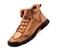 Chaussures d'hiver pour homme - Chaussures de sport - Mode décontractée - Grande taille - Bottes de cheville - Bottes d'extérieur, marron, 41 EU