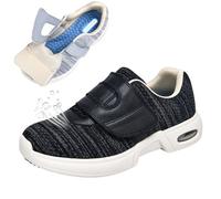 Chaussures Diabétiques Larges pour Hommes et Femmes Réglables Confort Respirantes Sandales de Marche pour Diabétiques Pied Large Pieds Gonflés