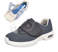 Chaussures Diabétiques Larges pour Hommes et Femmes Réglables Confort Respirantes Sandales de Marche pour Diabétiques Pied Large Pieds Gonflés