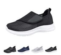 Chaussures diabétiques pour femme - Réglables - Respirantes - Réglables - Chaussures de marche - Chaussures de loisirs - Chaussures d'extérieur confortables - Antidérapantes - Chaussures de santé pour