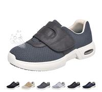 Chaussures Diabétiques pour Femmes Hommes Extra Larges Réglables Chaussures de Marche Respirant Sandales pour Diabétiques Personnes Âgées
