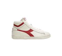 Chaussures Diadora Game L High Waxed Baskets Homme Cuir Rouge