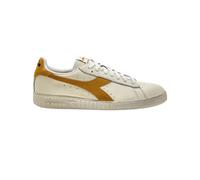 Chaussures Diadora Game L Low Waxed Suede Baskets Cuir Jaune