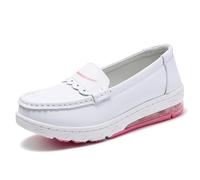Chaussures d'infirmière confortables toute la journée pour femmes, chaussures de travail sans bretelles pour femmes, chaussures de marche à coussin d'air pour femmes, chaussures médicales respirantes