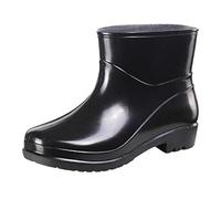 Chaussures d'infirmières pour femme Bottes de pluie en caoutchouc, Noir , 38.5 EU