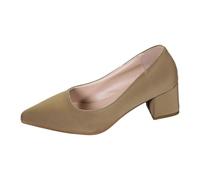 Chaussures dirndl pour femme - Élégantes et confortables - Chaussures de soirée élégantes - Rembourrage doux - Chaussures de mariage pour la société et la fête, kaki, 36 EU