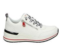 Skechers Femme Milliard 2 Basket, Fermeture éclair Duraleather Blanc, 39 EU
