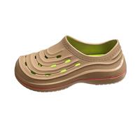 Chaussures doublées pour homme - Sabots antidérapants - Chaussures de travail respirantes - Semelle souple - Ne fatigue pas - Portez des sandales de plage pour conduire la voiture sur les pantoufles