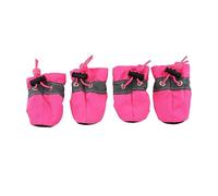 Chaussures Douces de Petites Chiens, Bottes d'hiver 4pcs pour Les Petits Chiens, Bottes de Chien imperméables Protecteur Patte, Chiot pour, avec des Bottines Chaton antidérapantes pour l