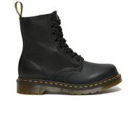 Dr. Martens Bottes 1460 Pascal Cuir Virginia Noir Surpiqûres jaunes Pointure 38