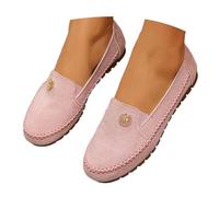 Chaussures duveteuses Grande Taille et Chaussures d'automne LeFou, Chaussures décontractées Style coréen Style Britannique, Chaussures Plates (39)