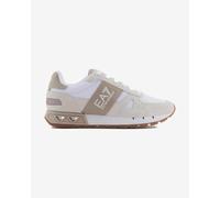 Chaussures EA7 Emporio Armani Noir & Blanc Héritage blanc beige marron - 42