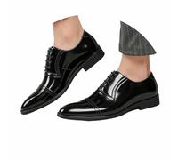 Chaussures élégantes en cuir pour homme pour les occasions formelles ou les mariages avec couleur assortie, compagnon idéal pour les fêtes populaires, la vie quotidienne, design classique à talon bas