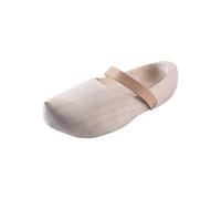 Chaussures en bois avec lanière en cuir, plusieurs tailles - Sabots type Moyen-âge - LARP - Viking - Beige - beige, 37 EU / 4 UK