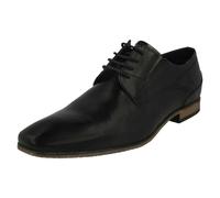 Chaussures En Cuir À Lacets Formelles À Talons Carrés Bugatti Pour Hommes 14103