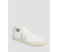 Chaussures En Cuir Blanches Pour Hommes Veja Campo Cp0502429m-extra-white