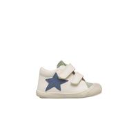 Chaussures En Cuir Et En Daim Kolde Vl Blanc Crème-vert 24