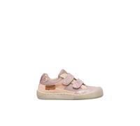 Chaussures en cuir et tissu kesy vl rose-beige 32