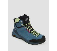 Chaussures En Cuir Hautes Bleues Et Vertes Pour Femmes Dolomite Crodarossa High Gtx 421121-924 37.5