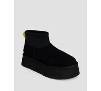 Chaussures En Cuir Noires Pour Femmes Ugg Classic Mini Dipper 1168170-blk