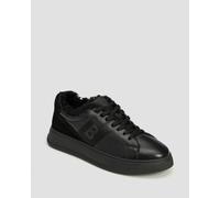 Chaussures En Cuir Noires Pour Hommes Bogner Milan 21 12540003-1