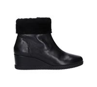 Chaussures en cuir pour femmes Geox D Anylla Wedge G noir 41