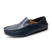 Chaussures en Cuir pour Homme Chaussure décontractées avec Dessus en Cuir Mocassins en Mousse à mémoire de Forme Mocassins légers et aérés Chaussures d'extérieur avec Amortissement Semelle en