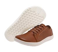 Chaussures en cuir pour homme et femme - Chaussures de sport basses à lacets - Légères et respirantes - Chaussures de travail antidérapantes - Chaussures orthopédiques pour la marche, la course à pied