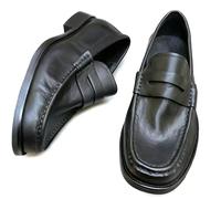 Chaussures en cuir PU pour Michael J Space Moon, chaussures de danse avec chaussette pour la pratique du pas coulissant, pour adultes et enfants, noir, 39.5 EU