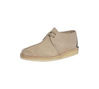 Clarks Mixte Desert Trek Botte Oxford, Daim Sable, 42 EU