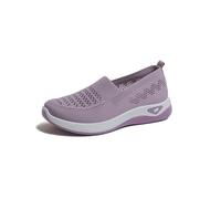 Chaussures, en Maille Respirante À Enfiler - De Marche Décontractées Et Légères avec Semelle Souple pour Un Confort Quotidien Et Faciles À Enfiler Et À Retirer, Couleur Vive Et Durable
