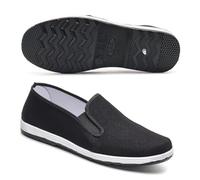 Chaussures en Tissu pour Arts Martiaux, Chaussures Traditionnelles Chinoises de Tai Chi et de Kung Fu, Chaussures en Toile pour Hommes et Femmes White EU Size 43