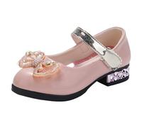 Chaussures Enfant Fille Retour à l’école Chaussure Princesse Fille Glitter Enfants Mary Jane Chaussures de Danse Chaussures à Talons Hauts Enfants Party Pompes