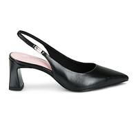 Tamaris Escarpins 1-29624-46 à bride arrière talon bloc cuir noir Taille 36 EU