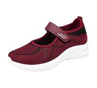 Chaussures Femme 2025 Pas Cher Baskets sans LaçAge Basket De Marche Mode Et Sport Amortissement Accru Course en Plein Air Basses Randonnée Le Fitness Souple