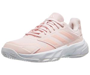 Chaussures Femme adidas Courtjam Control 3 Pink/White - TERRE BATTUE