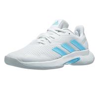 Adidas Chaussures Femme CourtJam Control – Moquette – Blanc/Bleu