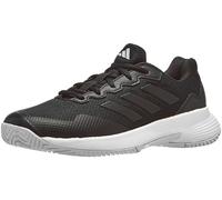 adidas Femme Gamecourt 2.0 Tennis Shoes, Core Black / Core Black / Silver, 42 EU
