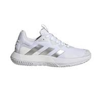 Chaussures Femme Adidas Solematch Control Id1502 Blanc Et Argent 41 1/3