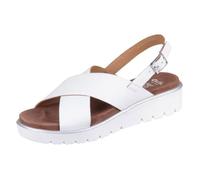 Chaussures Femme ARA Bilbao Blanc - Dessus Synthétique - Talon Plat 2cm - Lacets 37