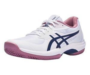 Chaussures Femme Asics Gel Game FF Wh/Independence Bl - TERRE BATTUE