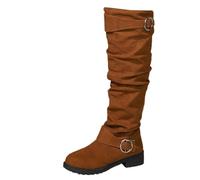 Chaussures Femme Bottines Chaussure Femme Confortable Chaussures Pieds Larges Bottine Talon Bottes Cavalieres Hiver Botte Equitation Mollet Large Cowboy Caoutchouc Bottines Fourrée Plates Fourrées,37