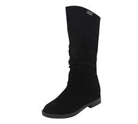 Chaussures Femme Confort Chic Bottes Bottines Cuir Hiver Talon Disco Equitation Cuissarde Boots Cheval Santiag Vintage Western Bottine Chaussure Medieval Moto Fantaisie Classique