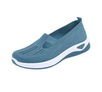 Chaussures Femme Confort Chic,Chaussure Orthopédique Femme Pas Cher Baskets sans Laçage À Plateforme Légères Et Confortables Amortissement Accru Et Soulagement des Pieds