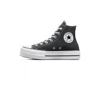 Chaussures Femme - CONVERSE - Chuck Taylor All Star Lift Hi - Gris - Talon Plat - Lacets 37