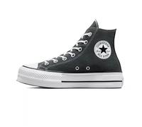 Chaussures Femme - CONVERSE - Chuck Taylor All Star Lift Hi - Gris - Talon Plat - Lacets 37